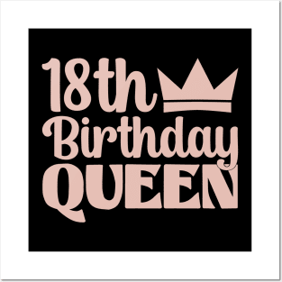 18th Birthday Queen Posters and Art